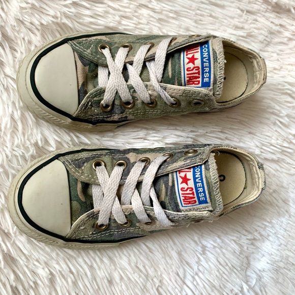 Converse Sneakers in Camo Print •Size 11 - Picture 2 of 7